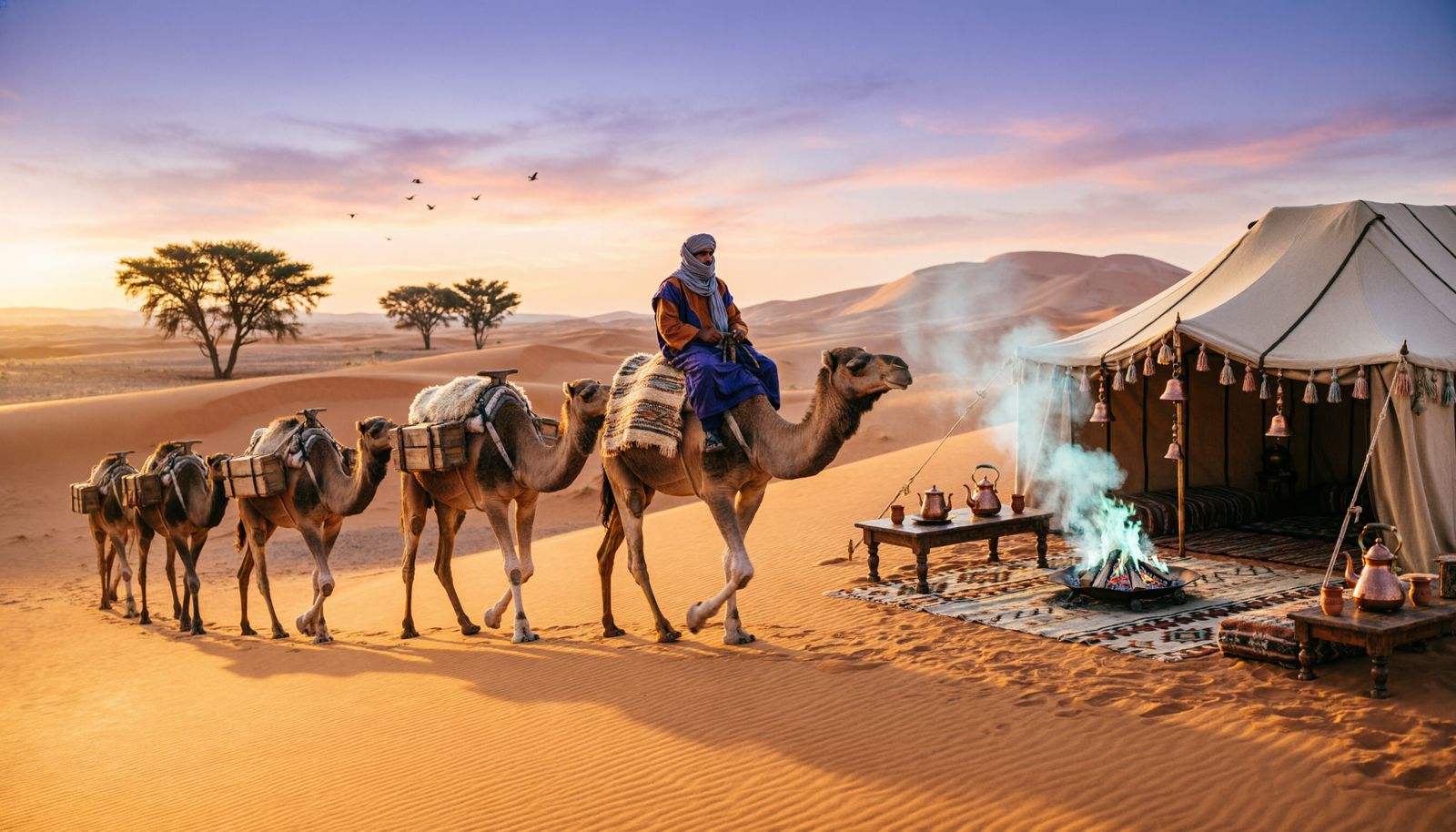 Sahara Camel Trek & Desert Camp