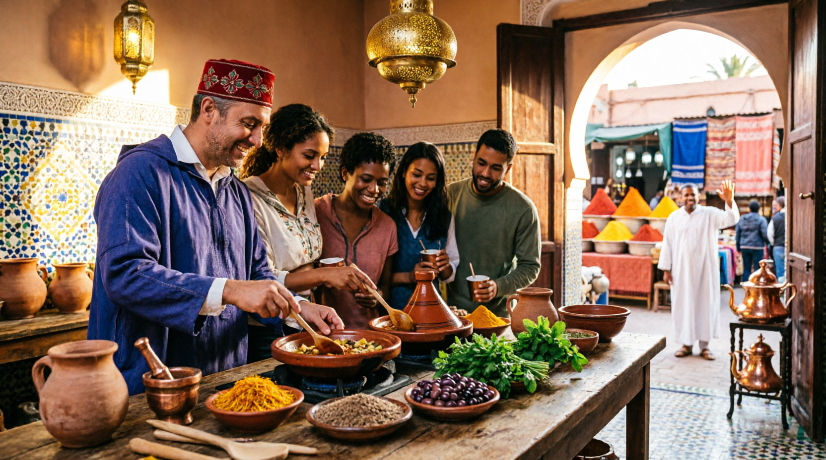 Marrakech cooking class